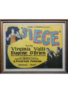 Оригинален постер на филма "Siege" | 1925 